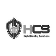 HCS HIGH COUNTRY SOLUTIONS