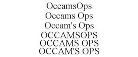 OCCAMSOPS OCCAMS OPS OCCAM'...