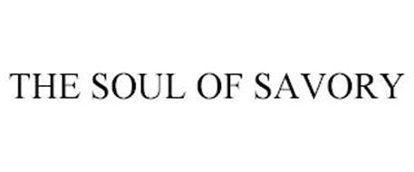 THE SOUL OF SAVORY