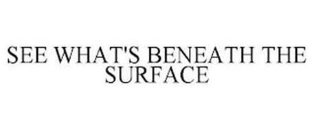 SEE WHAT'S BENEATH THE SURFACE