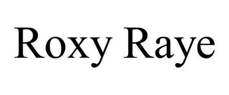 ROXY RAYE Trademark of 30 Evolutionary Inc.. Serial Number: 86127746 ...