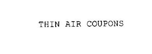 Thin air coupons