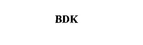 BDK Trademark of AEA Technology plc Serial Number: 75558958