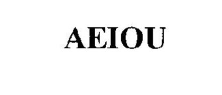 AEIOU Trademark of AEIOU, Inc.. Serial Number: 76345261 :: Trademarkia