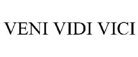 VENI VIDI VICI Trademark of Aloxxi International Corporation. Serial ...