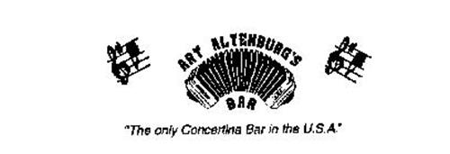 ART ALTENBURG'S BAR "THE ONLY CONCERTINA BAR IN THE U.S.A."