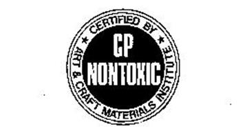 CP NONTOXIC CERTIFIED BY ART & CRAFT MATERIAL INSTITUTE Trademark of