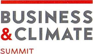 BUSINESS & CLIMATE SUMMIT