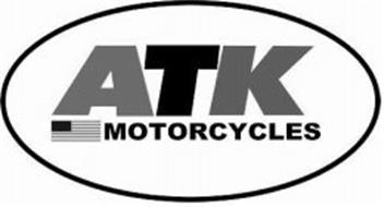 ATK MOTORCYCLES Trademark of ATK Brand, LLC. Serial Number: 85229152 ...