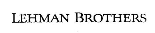 LEHMAN BROTHERS Trademark of BARCLAYS CAPITAL INC. Serial Number ...