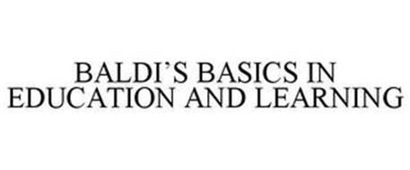 Baldi S Basics In Education And Learning Trademark Of Basically