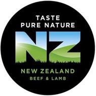 TASTE PURE NATURE NZ NEW ZEALAND BEEF &LAMB