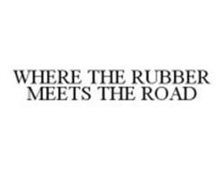 WHERE THE RUBBER MEETS THE ROAD Trademark of BFS Brands, LLC Serial ...