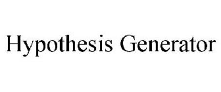 hypothesis in research generator