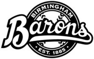 BARONS BIRMINGHAM · EST. 1885 · Trademark of BIRMINGHAM BARONS, LLC ...