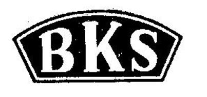 BKS Trademark of BKS GmbH Serial Number: 74067154 :: Trademarkia Trademarks