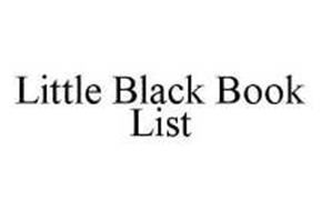 LITTLE BLACK BOOK LIST