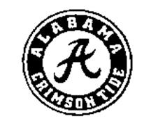 A ALABAMA CRIMSON TIDE Trademark of BOARD OF TRUSTEES OF THE UNIVERSITY ...