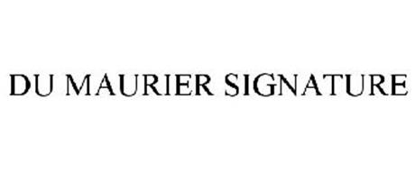 DU MAURIER SIGNATURE Trademark of British American Tobacco (Brands ...