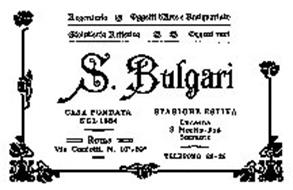 S. BULGARI Trademark of BULGARI . Serial Number: 79058533 ::  Trademarkia Trademarks