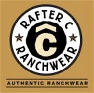 C RAFTER C RANCHWEAR AUTHENTIC RANCHWEAR Trademark of Cavender ...