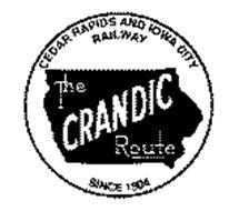 THE CRANDIC ROUTE CEDAR RAPIDS AND IOWA CITY RAILWAY SINCE 1904 ...