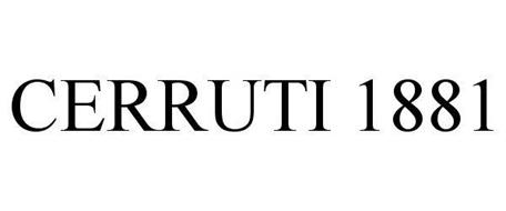 CERRUTI 1881 Trademark of CERRUTI 1881 s.a.s.. Serial Number: 86006581 ...