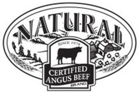 CERTIFIED ANGUS BEEF NATURAL BRAND SINCE 1978