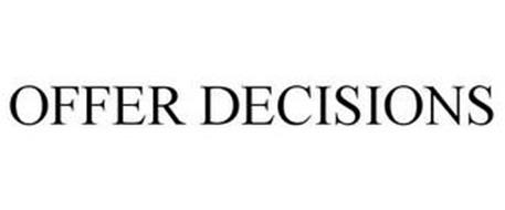 OFFER DECISIONS