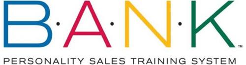 B·A·N·K PERSONALITY SALES TRAINING SYSTEM Trademark of CODEBREAKER