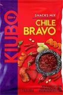 KIUBO SNACKS MIX CHILE BRAVO MIX OF POTATO CHIPS AND CORN FLOUR SNACKS WITH CHILI, LEMON , SPICES AND CHEDDAR CHEESE FLAVOR NET WT. 5.64 OZ (160 G)