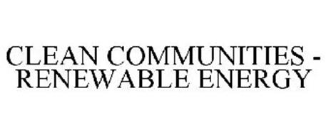 CLEAN COMMUNITIES - RENEWABLE ENERGY