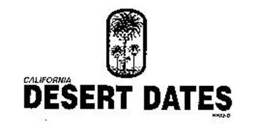 CALIFORNIA DESERT DATES