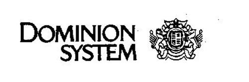 DOMINION SYSTEM Trademark of DOMINION BANKSHARES
