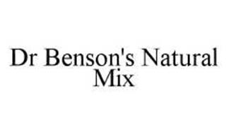 DR BENSON'S NATURAL MIX