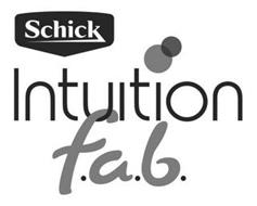 schick intuition f.a.b. razor
