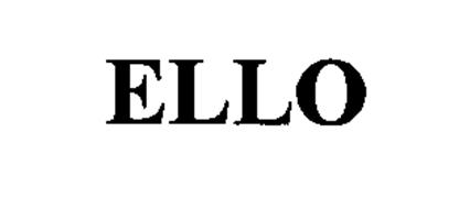 ELLO Trademark of Ello Furniture Manufacturing Company. Serial Number ...