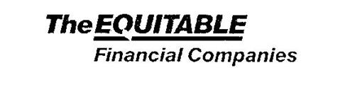 THE EQUITABLE FINANCIAL COMPANIES Trademark of EQUITABLE LIFE ASSURANCE ...