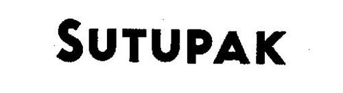 SUTUPAK Trademark of ETHICON, INC. Serial Number: 71639364 ...