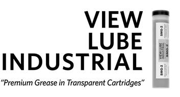 VIEW LUBE INDUSTRIAL "PREMIUM GREASE IN TRANSPARENT CARTRIDGES"