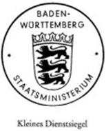 BADEN-WÜRTTEMBERG STAATSMINISTERIUM
