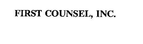 FIRST COUNSEL, INC.