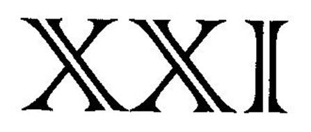 XXI Trademark of FOREVER 21, INC. Serial Number: 76359488