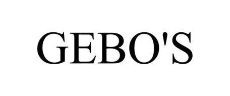 Gebo S Trademark Of Gebo Distributing Company Inc Serial Number 86334536 Trademarkia Trademarks