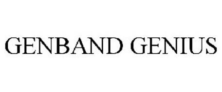 GENBAND GENIUS Trademark of GENBAND US LLC. Serial Number: 85130010 ...