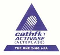 CATHFLO ACTIVASE (ALTEPLASE) THE ONE 2-MG T-PA