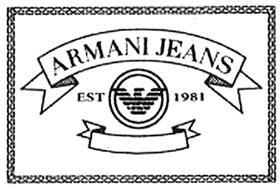 ARMANI JEANS EST 1981 Trademark of GIORGIO ARMANI S.p.A.. Serial Number ...