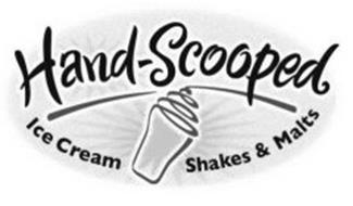 HAND-SCOOPED ICE CREAM SHAKES & MALTS Trademark of Hardee's Food ...