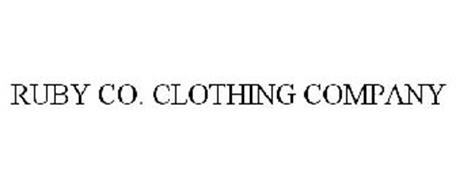 RUBY CO. CLOTHING COMPANY Trademark of HEARTS OF PALM LLC Serial Number ...