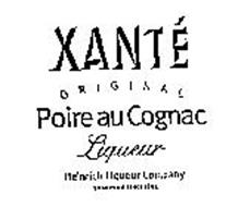 XANTE, ORIGINAL POIRE AU COGNAC LIQUEUR, HEINRICH LIQUEUR COMPANY ...
